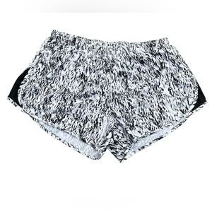 Nike Black and White Abstract Shorts Size L